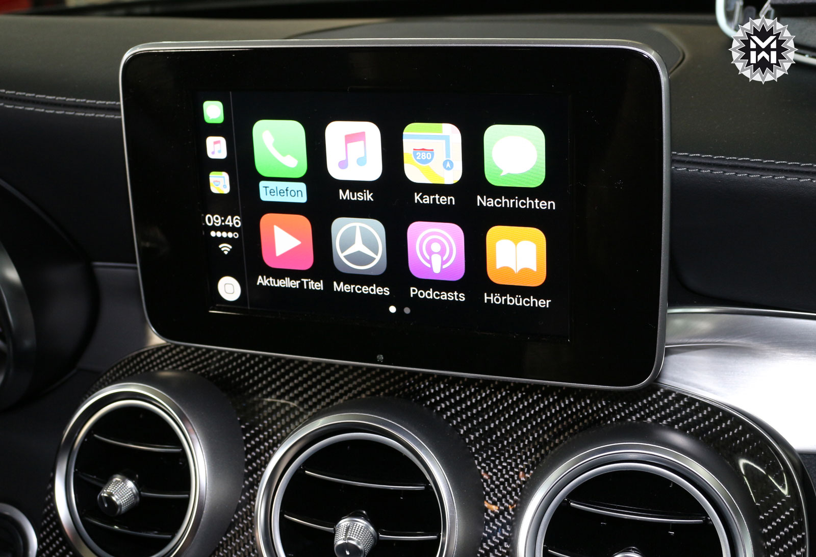 Mercedes Nachrüstung Apple Car Play VKlasse W447 Android